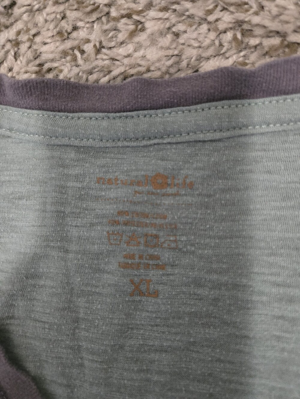 Oversize Natural Life Ringer Tee - Picture 2 of 2